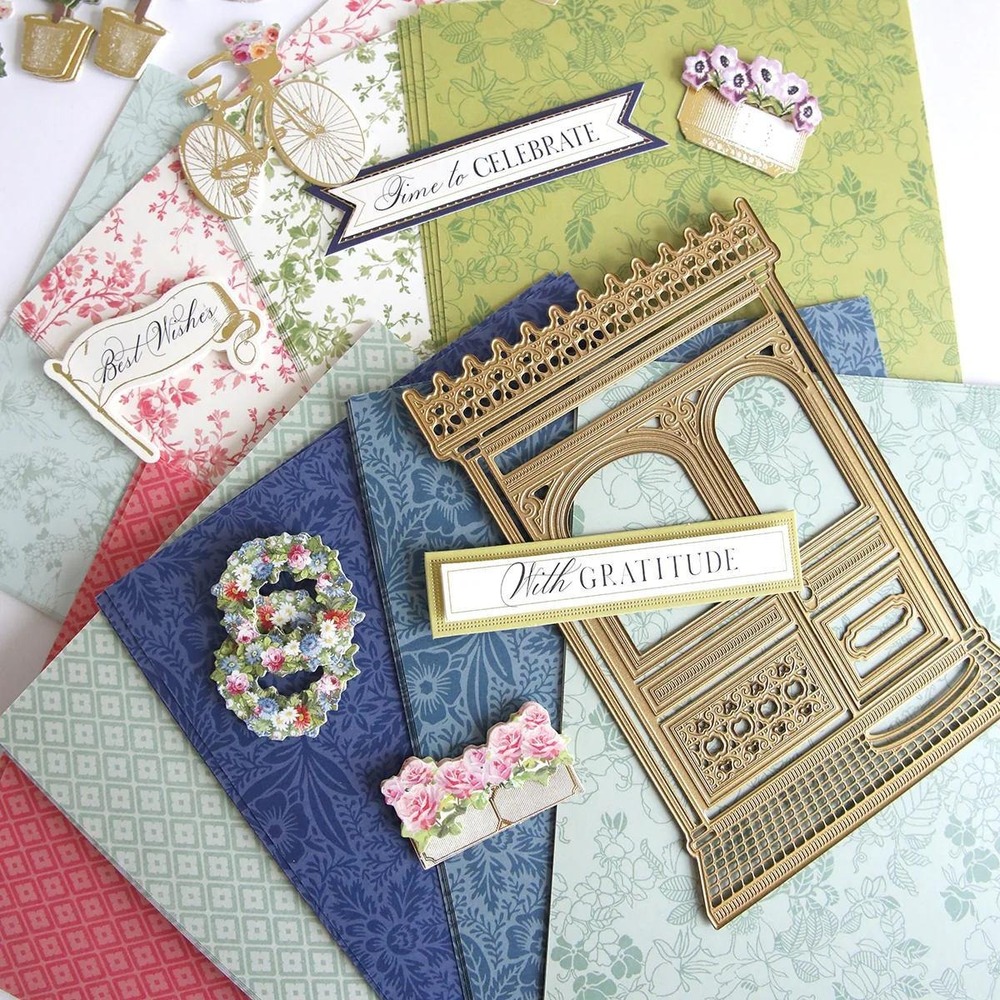 Anna Griffin FLOWER SHOP Easel Finishing School Card Kit - Brand New! #302 - Picture 4 of 4
